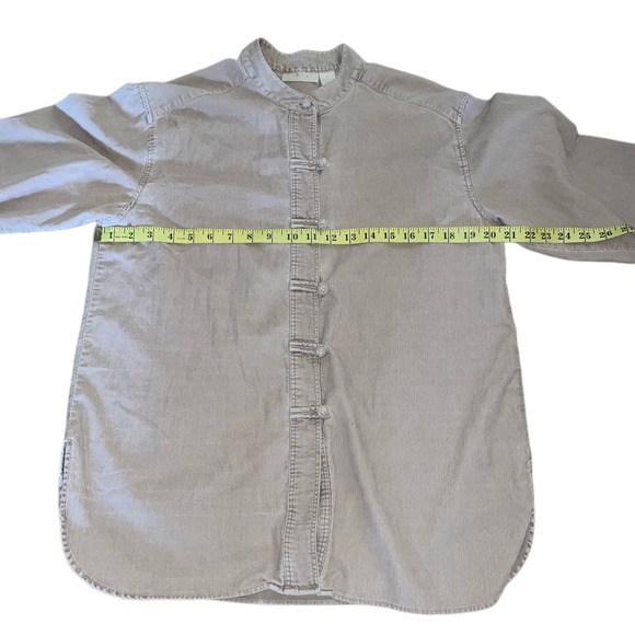 J Jill Tan Cordouroy Shirt - Picture 6 of 7